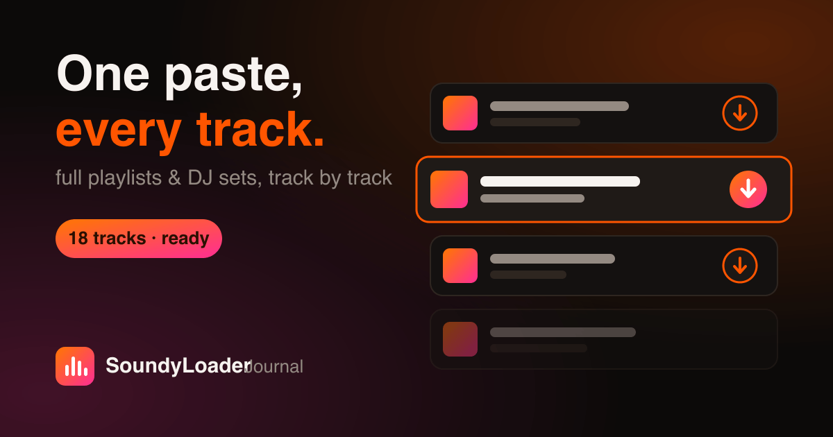 How to Download a Full SoundCloud Playlist or DJ Set (2026)